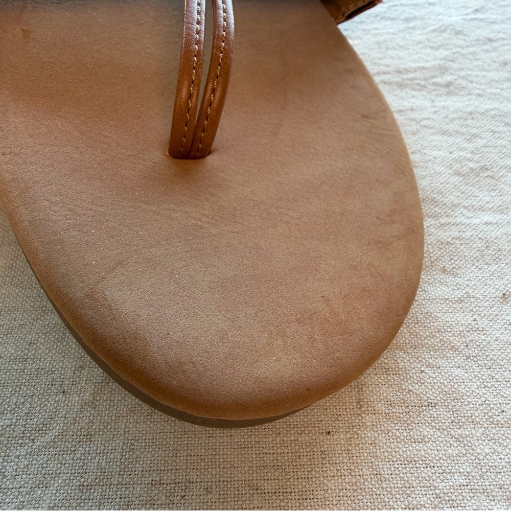 Kenzie Black and Brown Wide-Band Slide Sandals size 8 - Picture 6 of 9